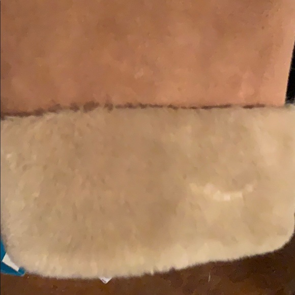 Jones New York leather jacket with faux fur collar - Picture 3 of 5